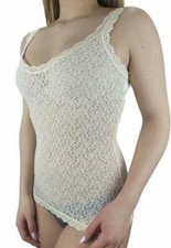 Bleyle Unterhemd Damen Helanca Klassik Trägerhemd Spencer Rosendesign champagner