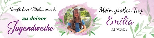 Personalisierte banner plane - personalisierte,