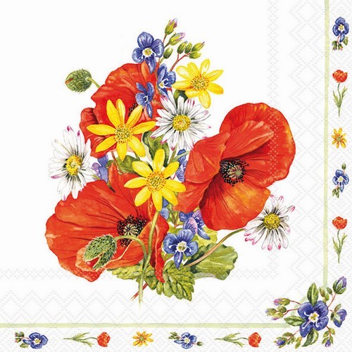 Servietten field bouquet - field,