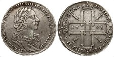 Russland Rubel 1725, Peter I