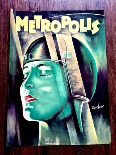 Metropolis filmplakat poster - metropolis,