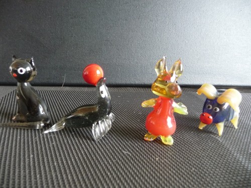 Vintage glastiere von - vintage,