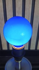 Ormalight GLOBE Glühlampe,  Blue / Blau , 80 mm , E 27  , 40 Watt