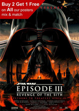 Star Wars Episode III Die Rache der Sith 20th Anniversary 2025 Poster