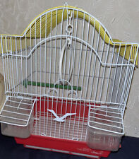 Vogelkäfig 30x20x40cm Vogelreisekäfig Zubehör Futternapf, Stange und Ring