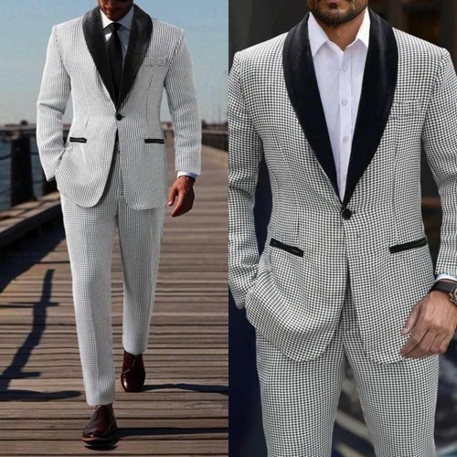 Herren hahnentritt smoking - herren,