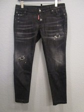 Dsquared2 Jeans Hose Taschen schwarz Gr.38 It.44 (Sch127-10)