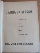 URANIA-UNIVERSUM Band IX