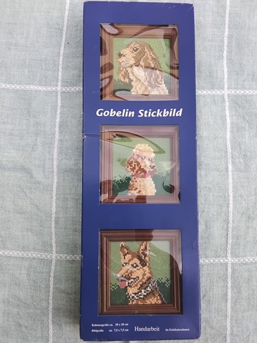 Gobelin stickbild 3er - 3er, set