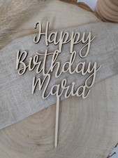 Cake Topper Happy Birthday