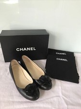 CHANEL Ballerina, Größe 39c, schwarz