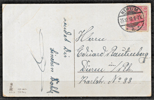 Deutsches reich postkarte - reich,