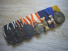 Preußen - Große Ordenspange, 7 Orden, Medaille zum Roten Adler Orden (ZINK!),...