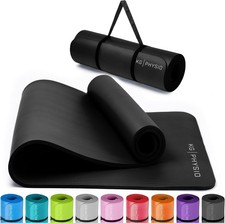 KG PHYSIO Yogamatte Rutschfest & Gepolstert Gym Fitnessmatte 8 mm dick 183 x 60 