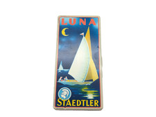 Staedtler Luna Buntstifte Vintage Blechdose voll 1094/10 Art deco 50er Jahre