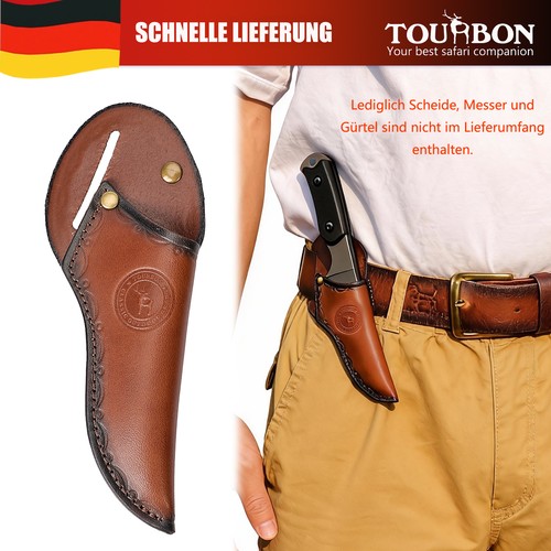 Tourbon leder jagdmesser mit - tourbon, leder-jagdmesser
