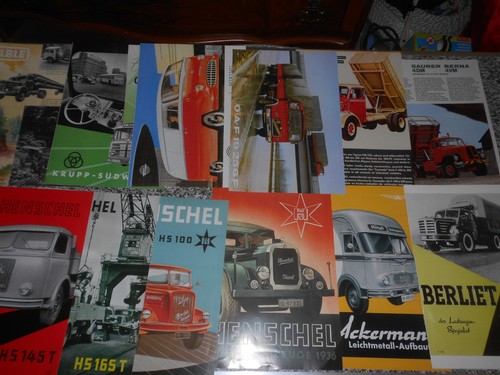 Lkw prospekte reprint - lkw,