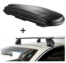 Dachbox VDPJUXT600L+Dachträger K1M für für Mercedes C W203 4Türer 01-06