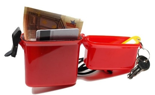 Strandbox wasserdicht box rot - wasserdicht,