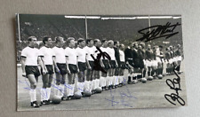 WM 1966 Finale Wembley (10x signiert)  Foto 10x18 Autogramm Hurst, Charlton