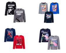 ❤️💖 Kinder Jungen Langarmshirt Longsleeve Gr. 98 104 110 116 122 128 ❤️💖