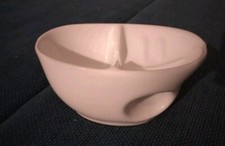 Seifenschale LINDNER Porzellan Handarbeit weiß hoch Kipp Keramik