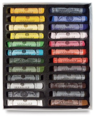 Sennelier soft pastel set - pastel, 24