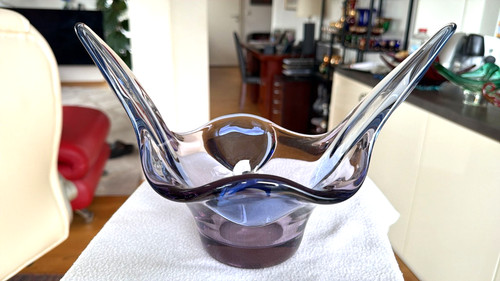 Große schwere glas - schwere, schale