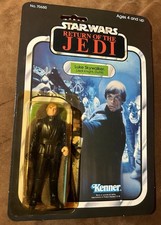Star Wars ROTJ Kenner Luke Skywalker Jedi Knight 65 Back MOC Blaues Schwert