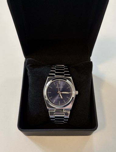 Edelstahl quartz herrenuhr - edelstahl, mit