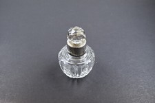 antikes Parfumflakon Kristallglas und Silber England, Birmingham 1903 a.Sammlung