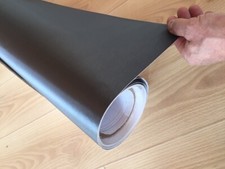 hochwertige 3D Struktur Autofolie Folie Titan grau Matt Alu gebürstet 152X900 mm