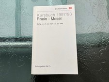 DB-Kursbuch 1997/98 Rhein-Mosel Taschenfahrplan Mainz, Köln, Saarbrücken etc.