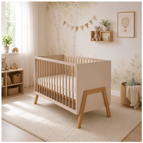 Babybett kinderbett 60x120 - kinderbett,