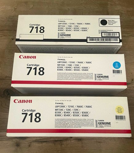 Canon 718 original - 718, 3er