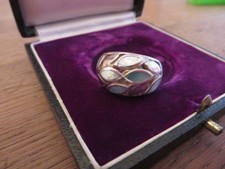 Schöner 925 silber ring - ring, weiß