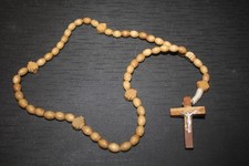 Schöne holz kette mit kreuz - kette,