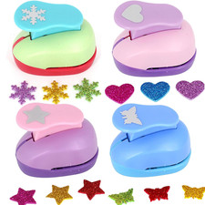 Papierstanzer Set 4 Stück Motivstanzer für DIY Scrapbook Fotoalbum Handwerk