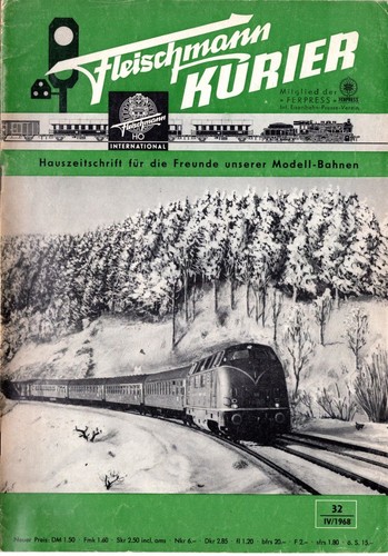 Fleischmann kurier modell - fleischmann, kurier,