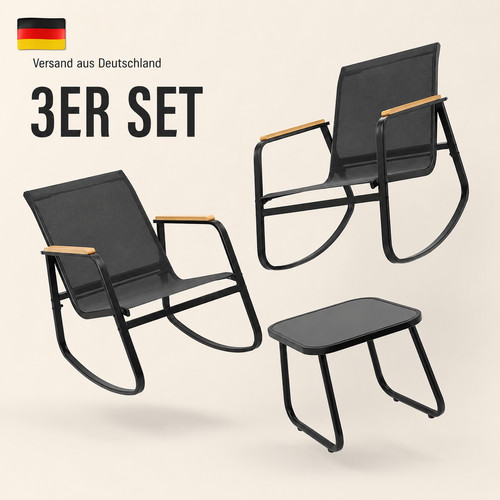 Gartenmöbel set schaukelstuhl - gartenmöbel,