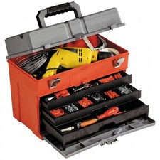 Plano Schubladen-Koffer Werkzeugkoffer grau