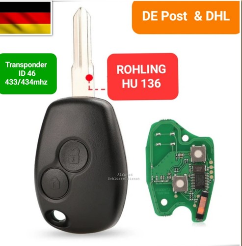 Funk schlüssel für renault - funk,