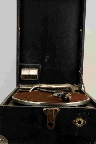 Koffergrammophon his masters - his,