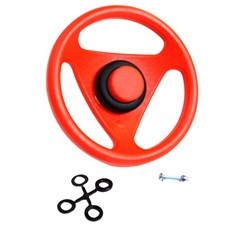 BIG-Lenkrad kompl. m. Hupe rot für BIG-Bobby-Car-Classic Fulda Zubehör