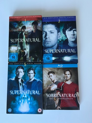Supernatural dvd boxen - supernatural, dvd-boxen