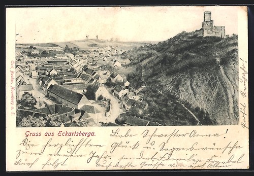 Eckartsberga ortsansicht mit - ortsansicht,