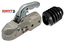 Knott K35-C Kugelkupplung 3500kg Ø 60mm Bohrungen Ø14,5mm mit FALTENBALG