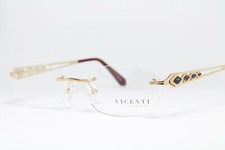 VICENTI Exklusiv 122923 Brille Eyeglasses Bril Glasögon Randlos Rimless Schmuck