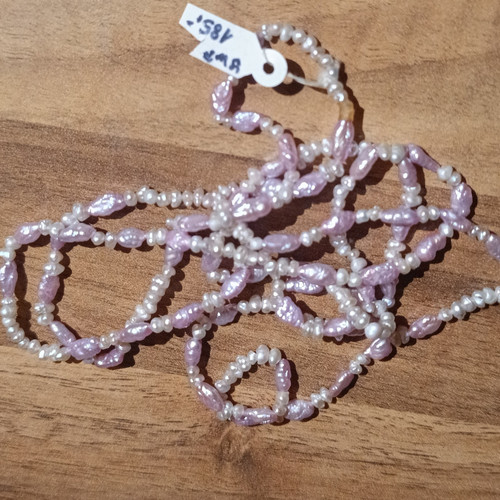 Perlenkette halskette aus - perlenkette,