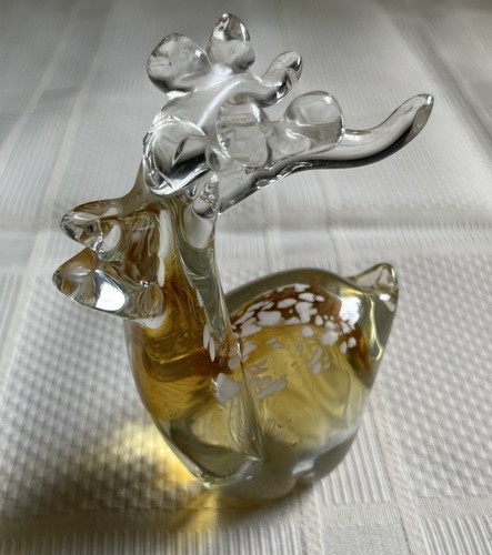 Wunderschöne glasfigur elch - -,